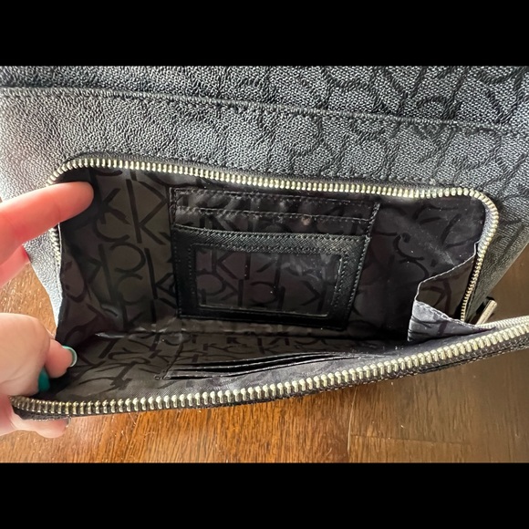 Black Calvin Klein purse shoulder bag handbag - Picture 3 of 6